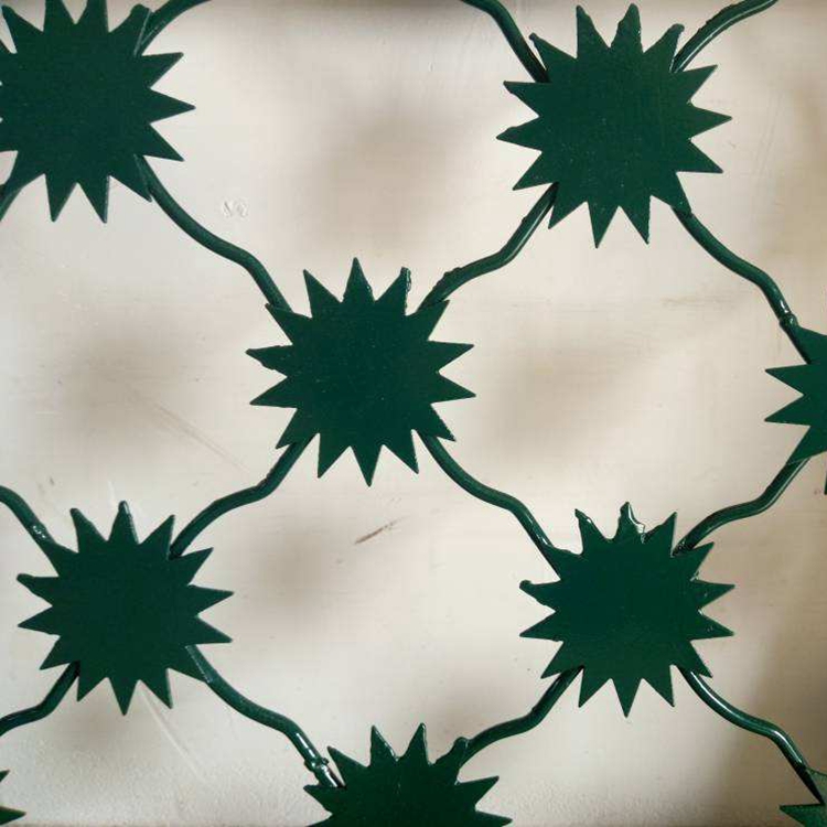 监狱梅花刺片隔离钢网墙图片3