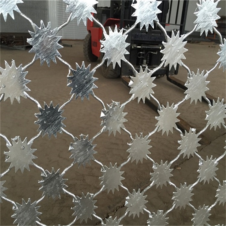 监狱梅花刺片钢网墙